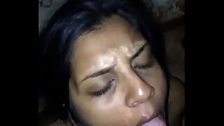 Desi girl taking cum have a go in mouth